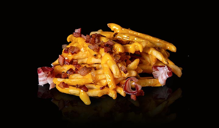 Fast food Havarija | Cheddar bacon fries